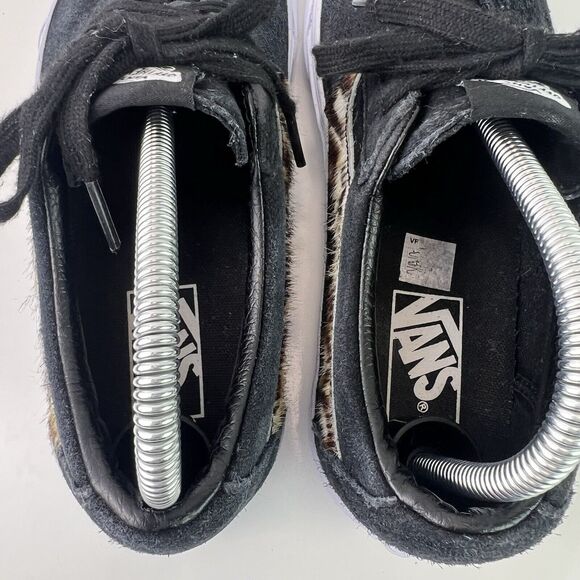 Vans Sk8-Low Animal Print Tiger Black Suede Sneakers Size 9.5 - Picture 6 of 9